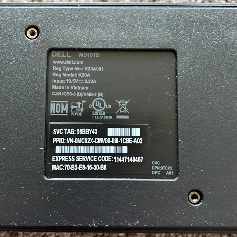 Docking station DELL